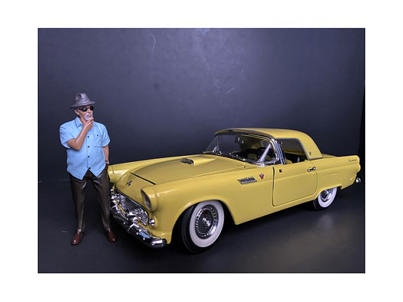 1/18 Scale Model Car Show Figurine - Realistic Weekend Car Show Scene Accessory for Diecast Collectors - Perfect for Diorama Displays, Model Car Shows & Collector Showcases