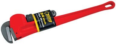 24-Inch Steel Grip Pipe Wrench - Heavy Duty Cast Iron Plumbing Tool for Professional Plumbers & DIY Home Repairs - Perfect for Pipe Fittings, Leak Fixes & Plumbing Installations