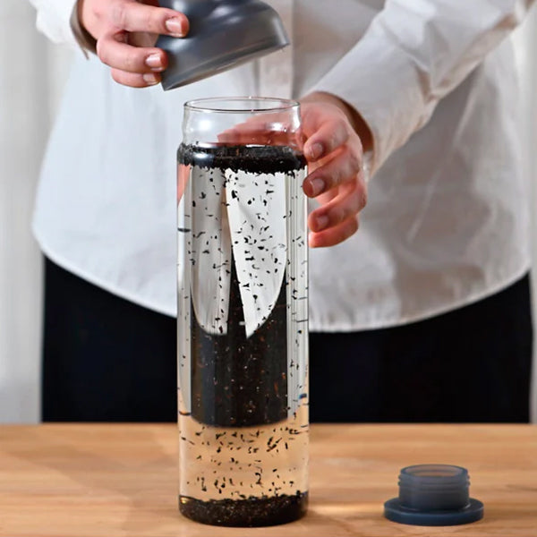 Hario V60 Coffee Dripper with Glass Carafe - Perfect for Pour Over Brewing at Home or Office