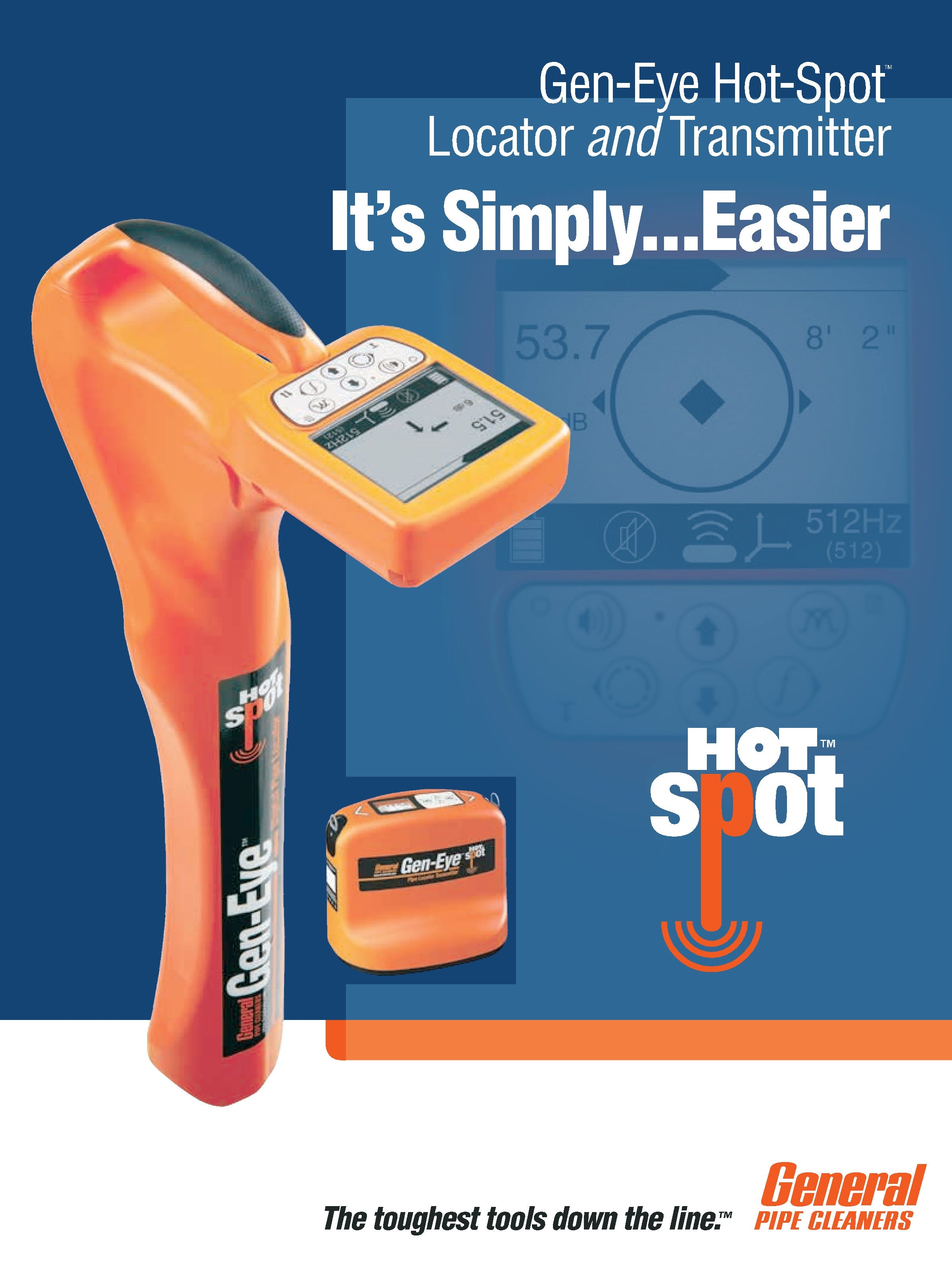 General Pipe Cleaners Hot Spot Pipe Locator - 5 Watt Transmitter Kit for Underground Pipe Detection | Ideal for Plumbing, Irrigation & Utility Line Maintenance