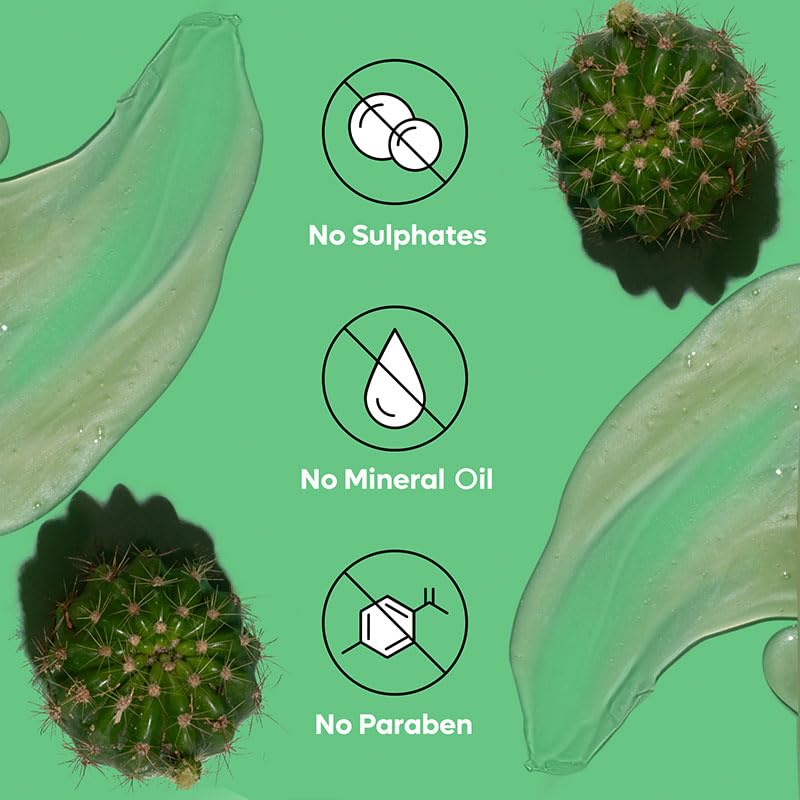 Natural Tea Tree Oil & Cactus Extract Anti-Dandruff Shampoo - Sulfate & Paraben Free, Scalp Soothing Treatment for Dry, Itchy Scalp - 200ml Bottle for Men & Women - Perfect for Daily Hair Care & Dandruff Prevention