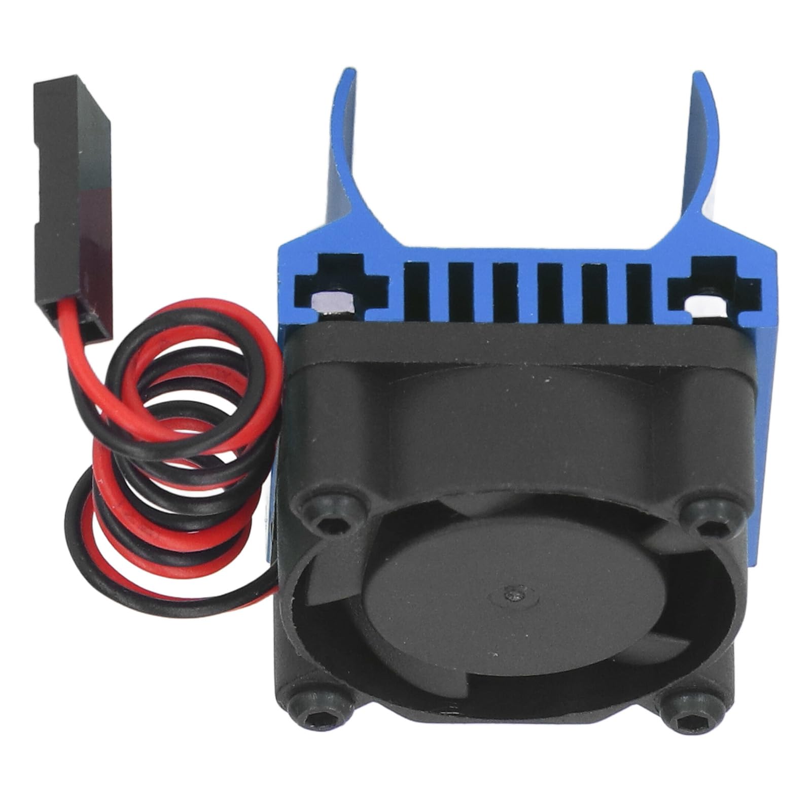 High-Performance RC Motor Cooling Fan & Heatsink - Compatible with Traxxas 1/18 Scale Remote Control Cars (Blue) - Essential Upgrade for Off-Road Bashing & High-Speed Racing