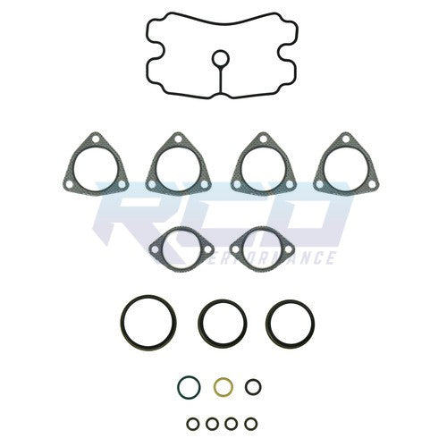 Fel Pro 2008-2010 Ford 6.4L Power Stroke Turbocharger Mounting Gasket Set - Compatible with F-250, F-350 Super Duty Trucks - High Performance Diesel Engine Replacement Part
