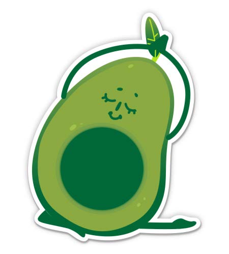 Avocado Doing Yoga - 7