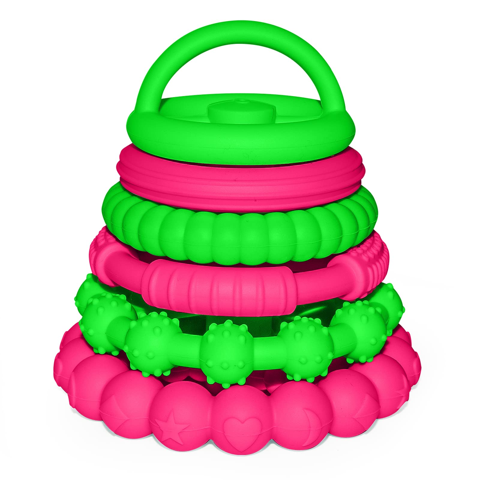Soft Silicone Baby Stacking Rings - Teething Toy for Boys & Girls | Interactive Developmental Toy for Playtime & Learning