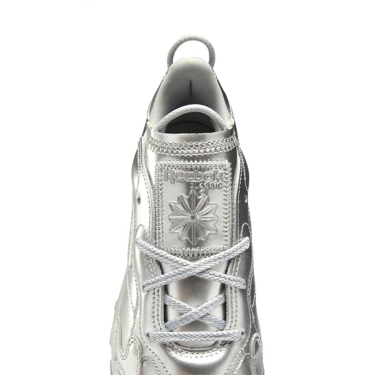 Cardi B Women's Classic Leather Sneakers in Silver - Stylish & Comfortable for Casual Wear, Parties & Everyday Fashion