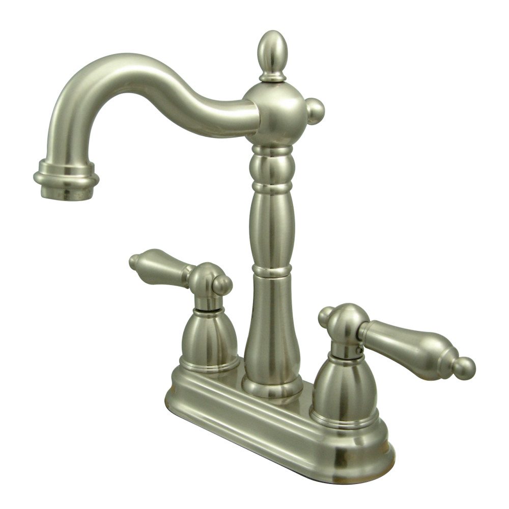 Stainless Steel Hook Spout Bar Faucet - No Pop-Up Rod - Perfect for Kitchen Sinks, Wet Bars, and Commercial Use