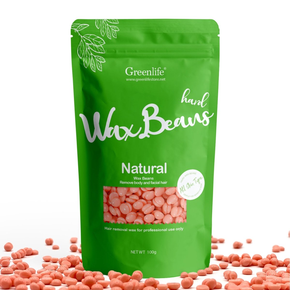 Premium Hard Wax Beans for Hair Removal - Smooth & Painless Brazilian Bikini Waxing at Home - Ideal for Face, Legs, Arms & Sensitive Skin Care