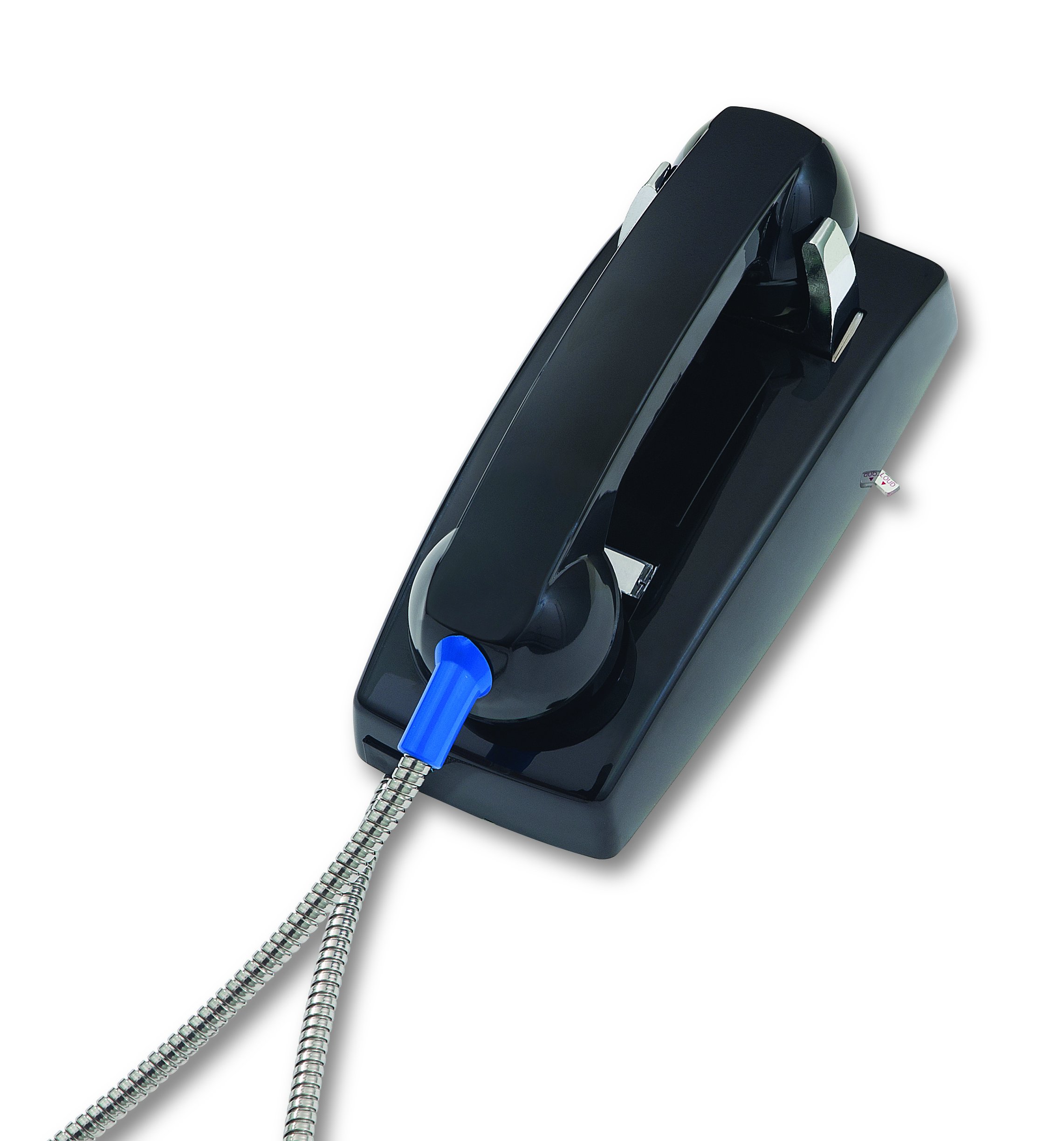 Cortelco 2554-AHCNDL-BK Wall Phone with Metal Cradle - Classic Rotary Dial Telephone for Home, Office & Vintage Decor - Perfect for Retro Style & Emergency Use