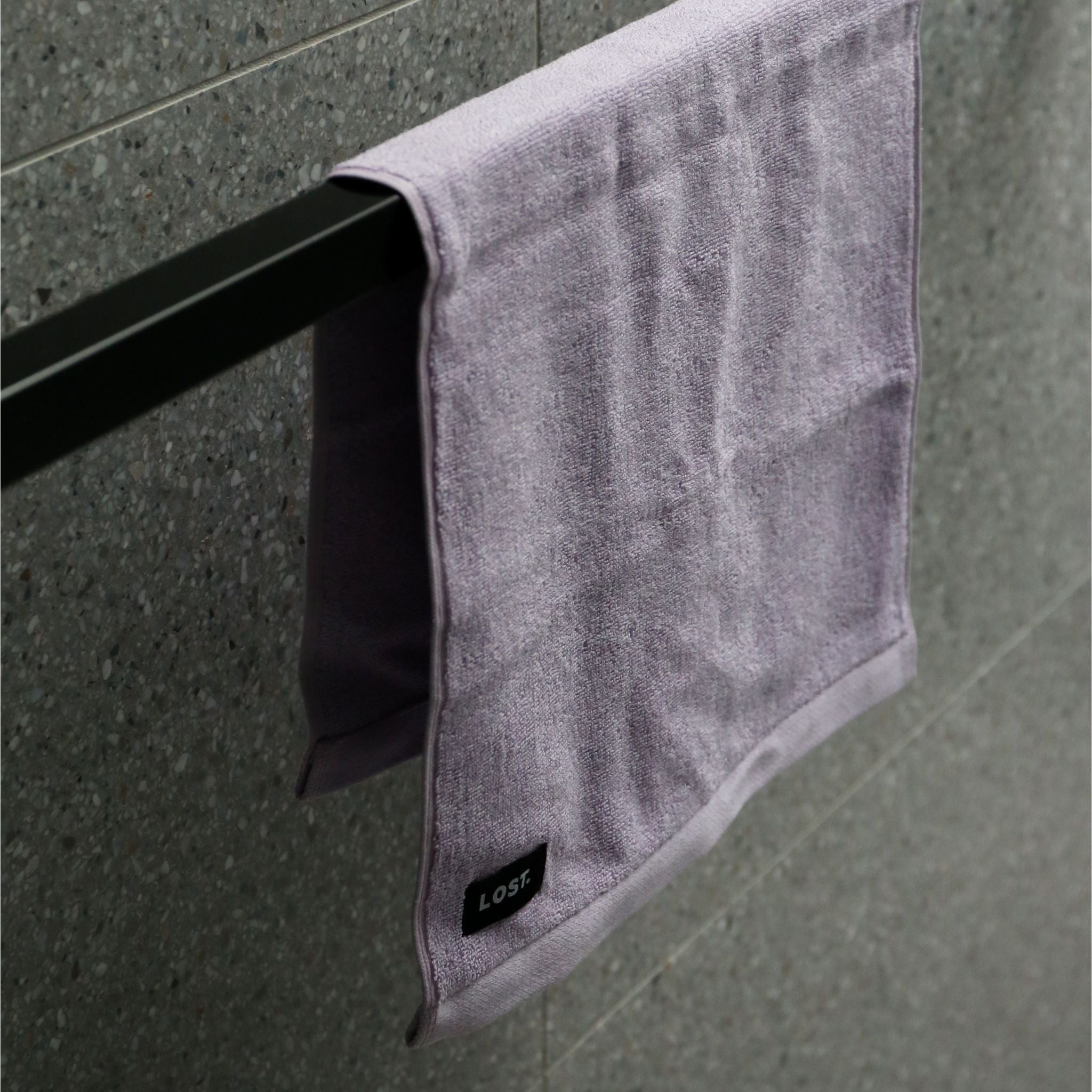 LOST TOWELS Premium Hand Towel Set - 16x28 Inches (40x70cm) Soft Absorbent Bath Towels - Light Purple (Lilac) for Kitchen, Bathroom & Gym - Ultra Soft Cotton Towels for Spa, Pool & Travel