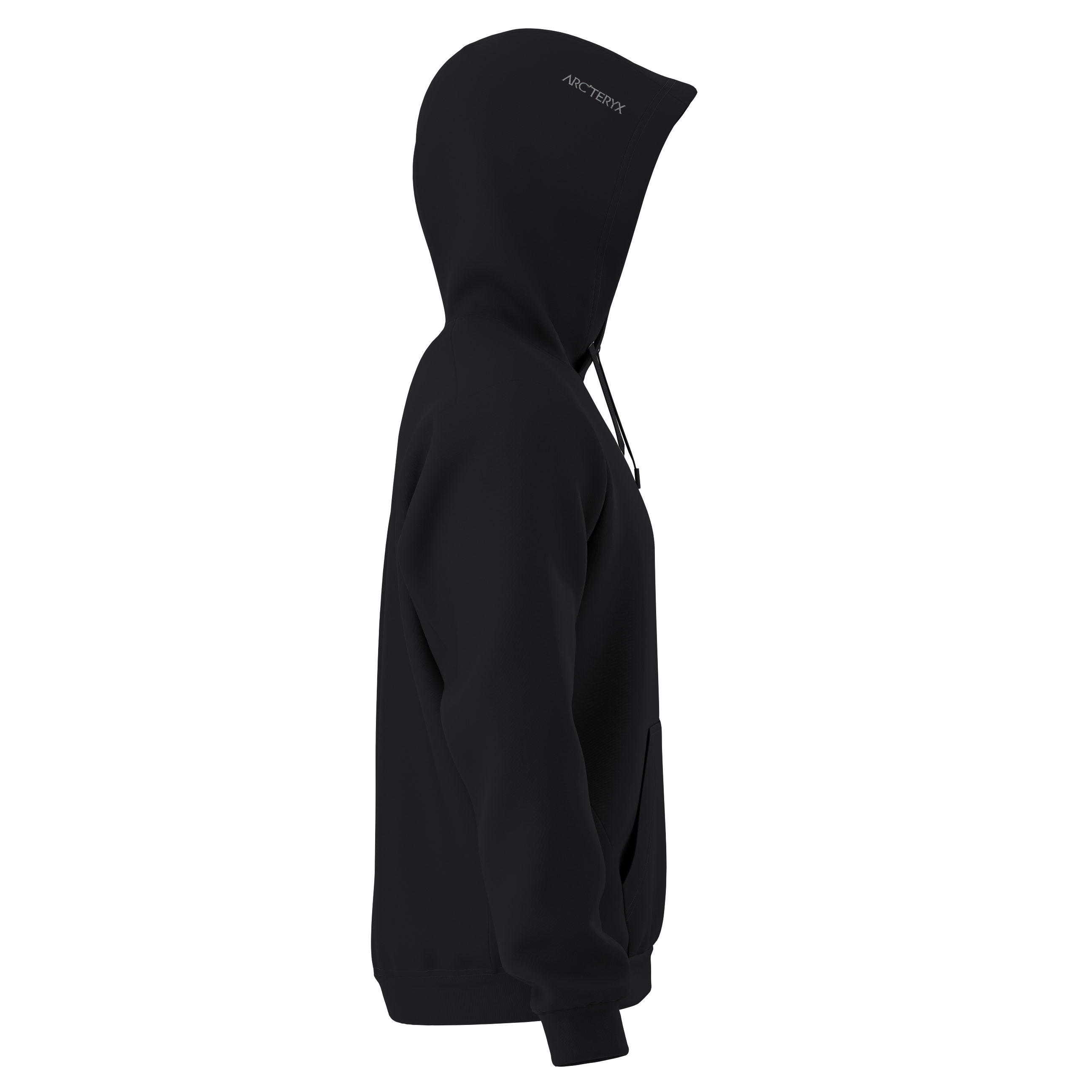 Arc'teryx Men's Emblem Fleece Hoody - Lightweight Warm Zip-Up Fleece Jacket for Hiking & Outdoor Activities