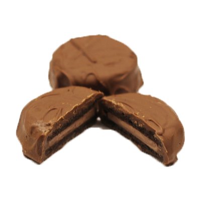 Scott's Cakes Premium Milk Chocolate Covered Chocolate Creme Sandwich Cookies - Christmas Tree Tin (12oz) - Holiday Gift, Party Treats & Festive Desserts