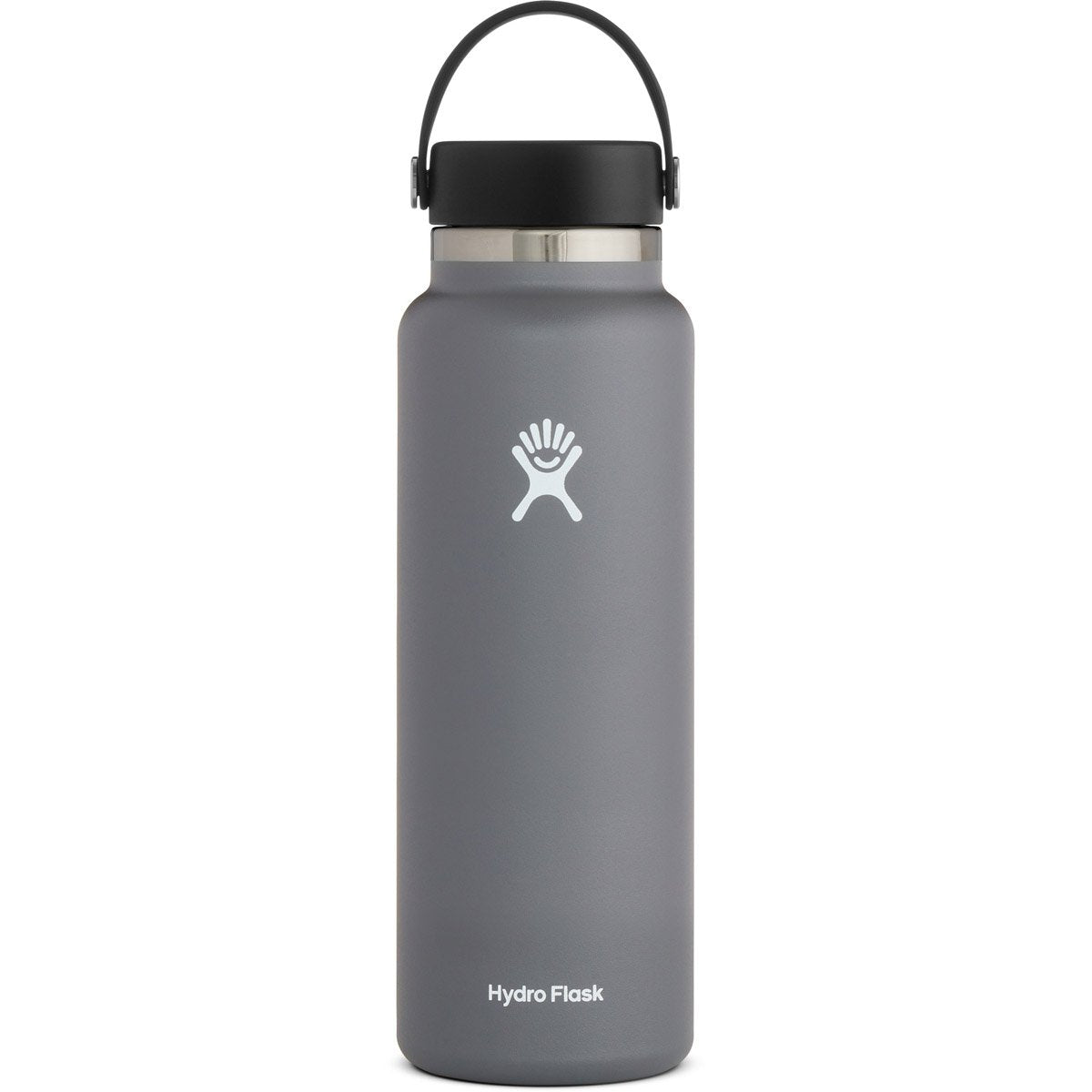 40 oz Wide Mouth Water Bottle with Straw & Handle - Leakproof Stainless Steel Insulated Water Jug for Gym, Hiking & Outdoor Activities - BPA Free Vacuum Flask for Hot & Cold Beverages