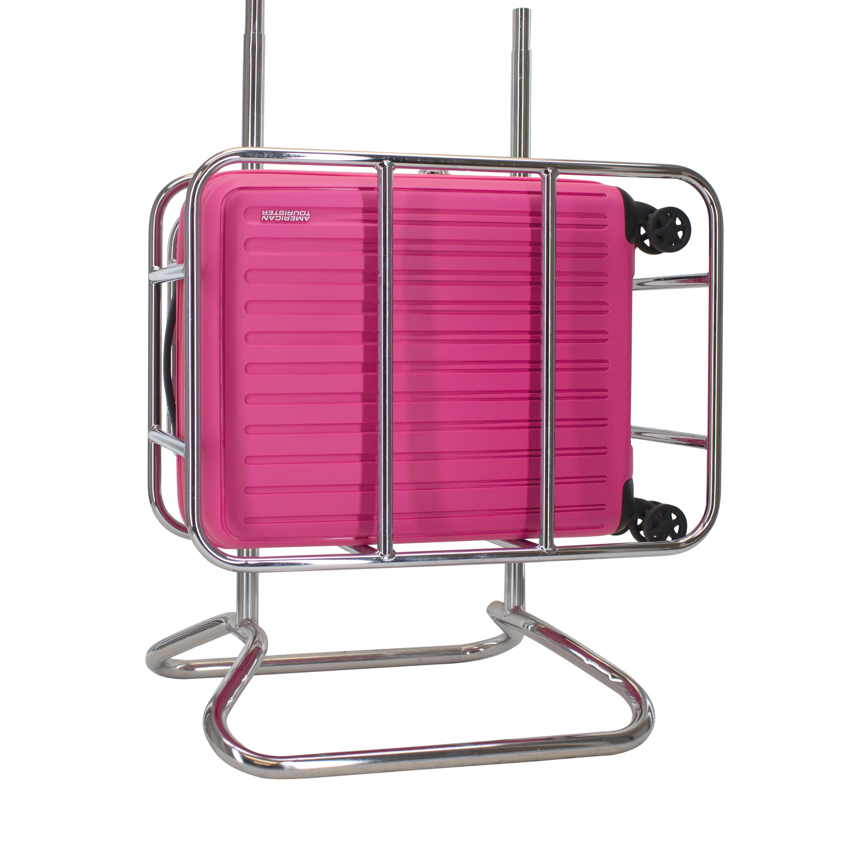 American Tourister Rejoy Spinner Expandable 3-Piece Luggage Set - Lightweight Hardshell Suitcase with 360° Wheels for Travel, Business & Vacation (Black)