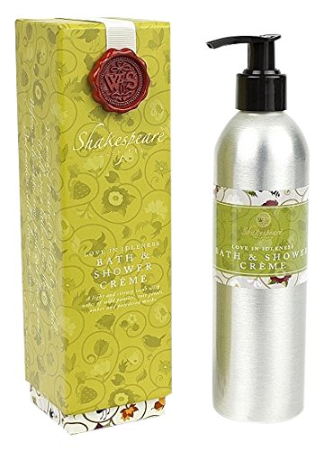 Shakespeare Bath and Shower Cream - Love in Idleness Scented Body Wash for Women & Men | Hydrating & Moisturizing for Dry Skin | Perfect for Relaxing Baths, Spa Days & Romantic Evenings
