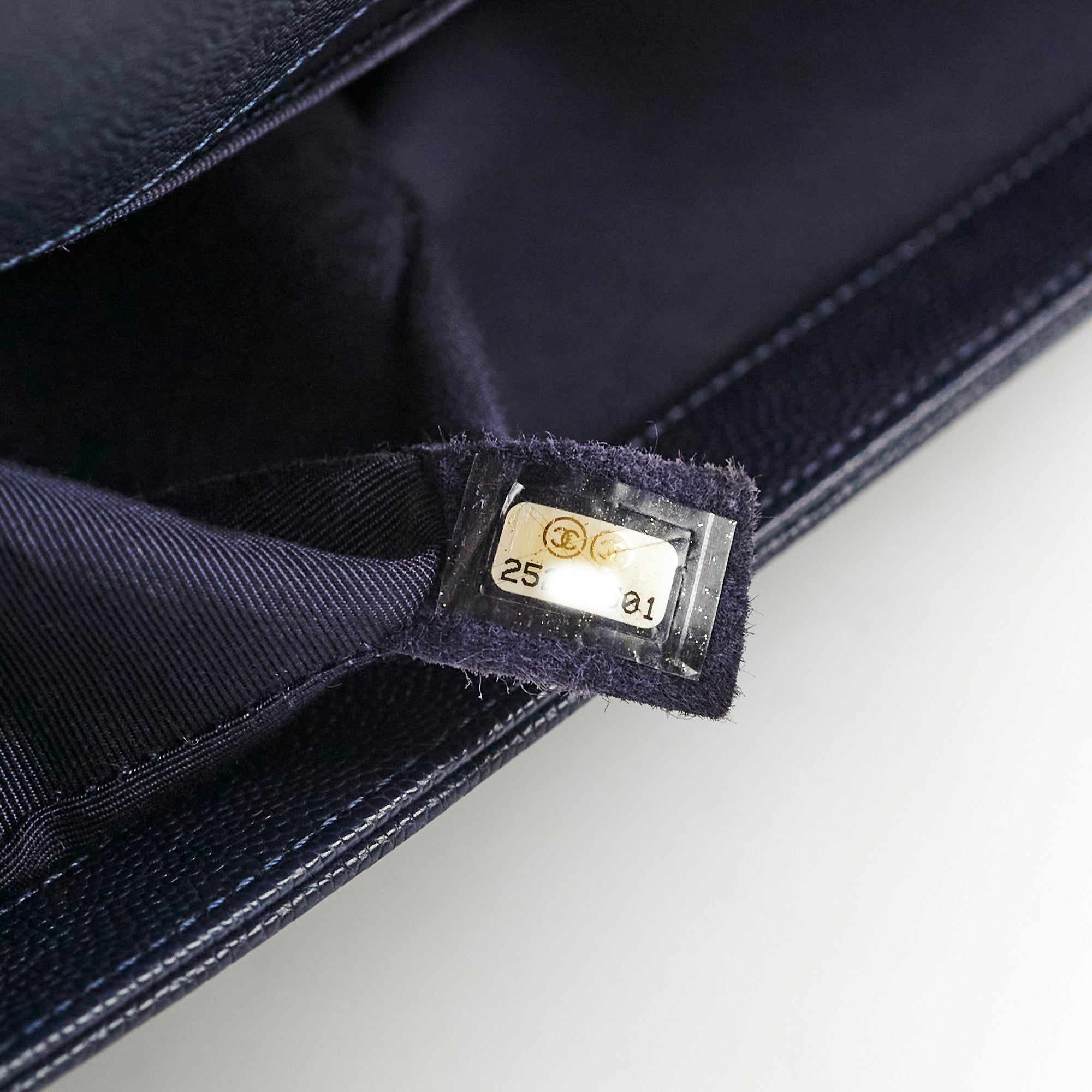 Chanel Caviar Leather Old Medium Boy Bag in Navy Blue - 25 Series | Luxury Handbag for Women, Perfect for Evening Events & Daily Use