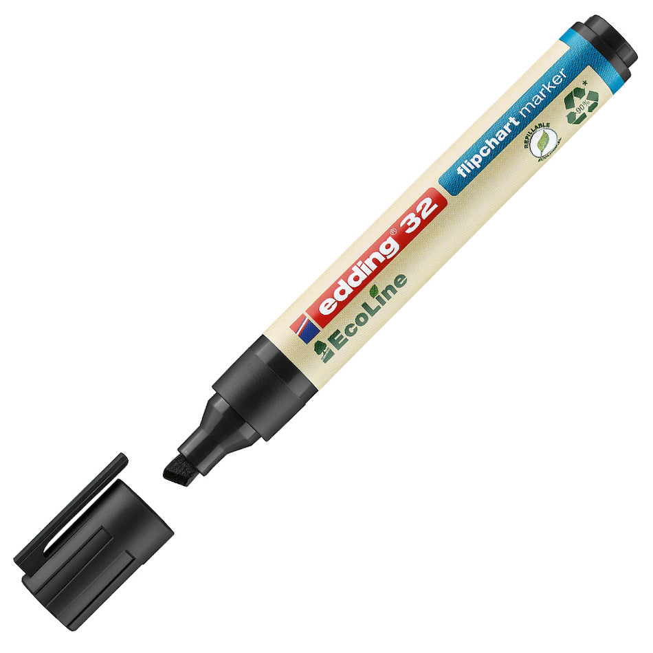 edding EcoLine 32 Flipchart Markers - Non-Toxic, Low-Odor Dry Erase Markers for Whiteboards & Flip Charts - Perfect for Office Meetings, Classroom Teaching & Home Organization