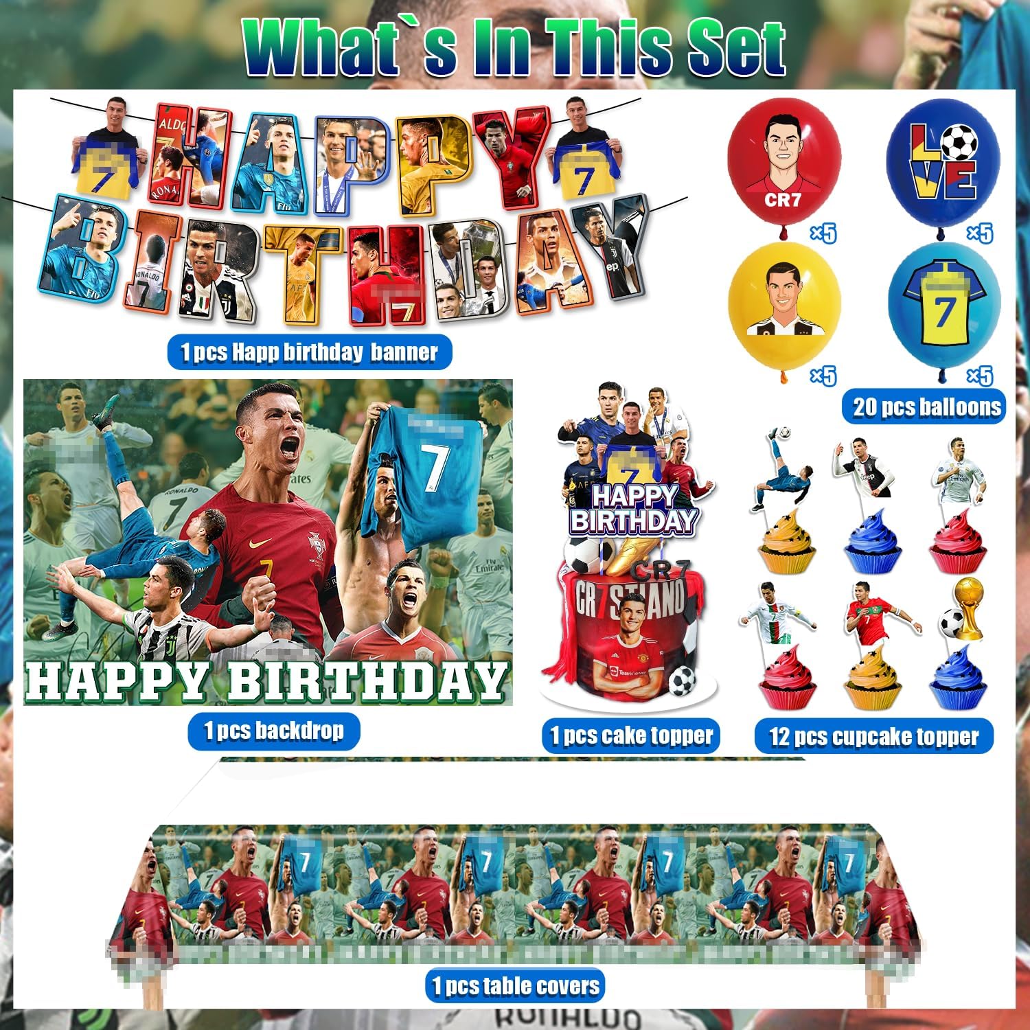 Best Soccer Party Decorations - Soccer Theme Birthday Supplies for Boys, Girls & Soccer Fans - Perfect for Birthday Parties, Game Nights & Sports Events