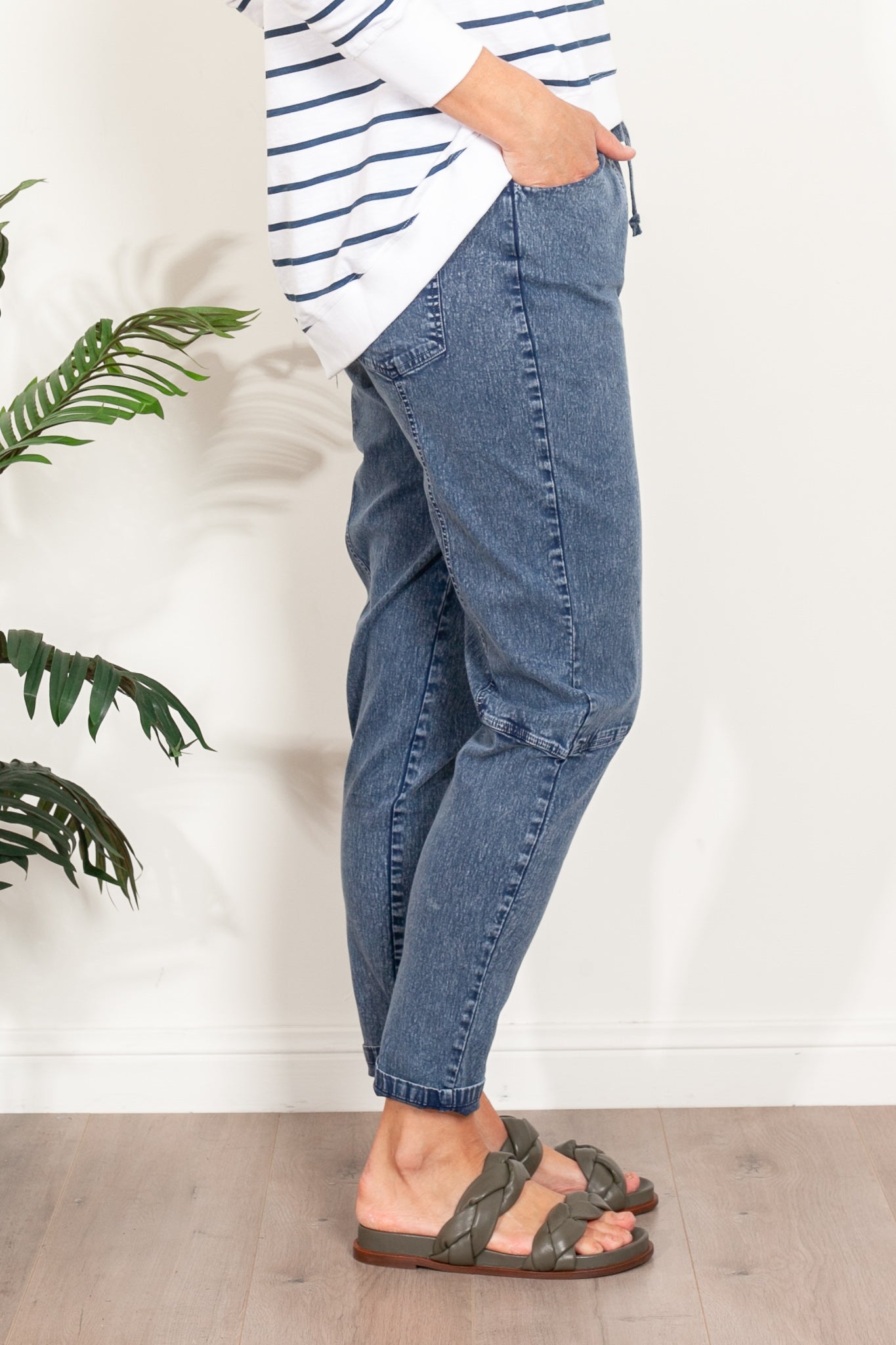 Lulu Organic Cotton Soho Jeans for Women - High Waist Skinny Stretch Denim Pants - Eco-Friendly Comfort Fit (Perfect for Casual Wear, Office & Travel)