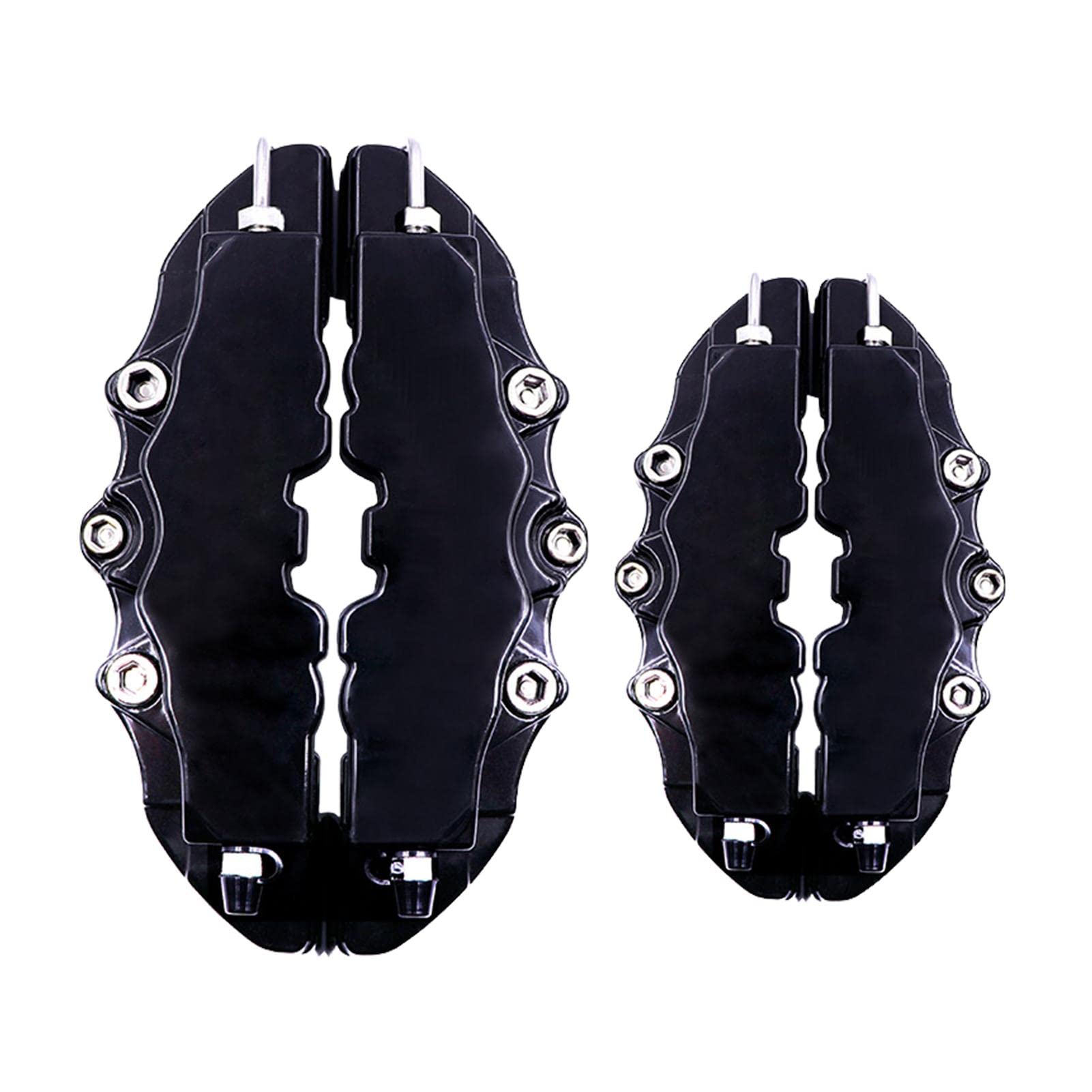 High-Performance Red Brake Caliper Covers - Universal Front & Rear Disc Brake Protectors for Cars, Trucks & SUVs | Enhance Style & Protection for Daily Driving, Racing & Show Cars