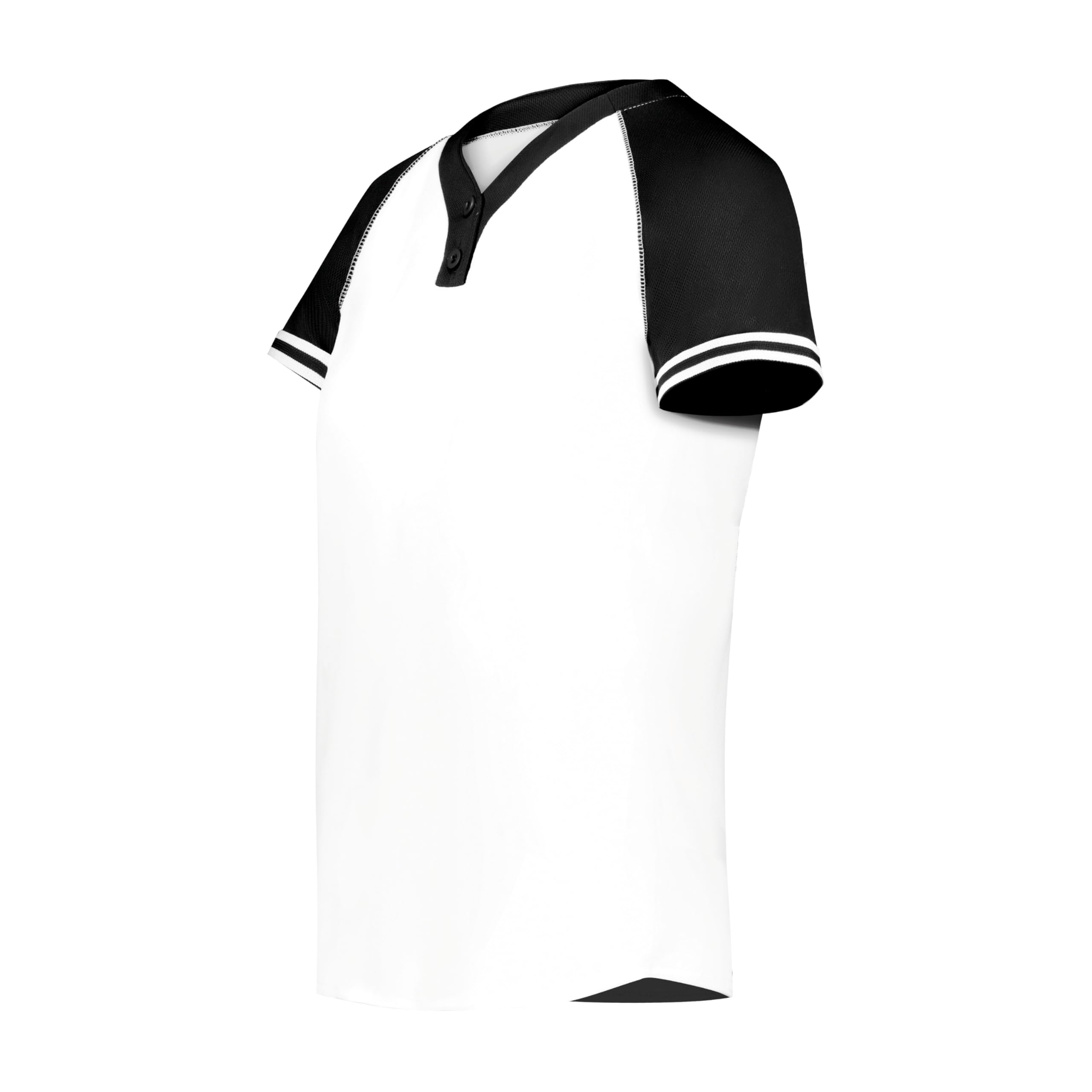 Augusta Sportswear Girls Cutter+ Henley Jersey - Soft Cotton Athletic Top for Youth Sports & Casual Wear | Perfect for Soccer, Basketball & School Activities