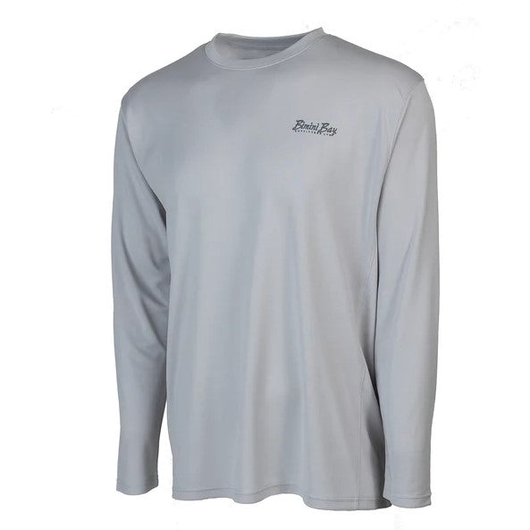Blood Guard Men's Long Sleeve Performance Shirt - Moisture Wicking, UV Protection & Breathable Workout Top for Running, Hiking & Outdoor Activities