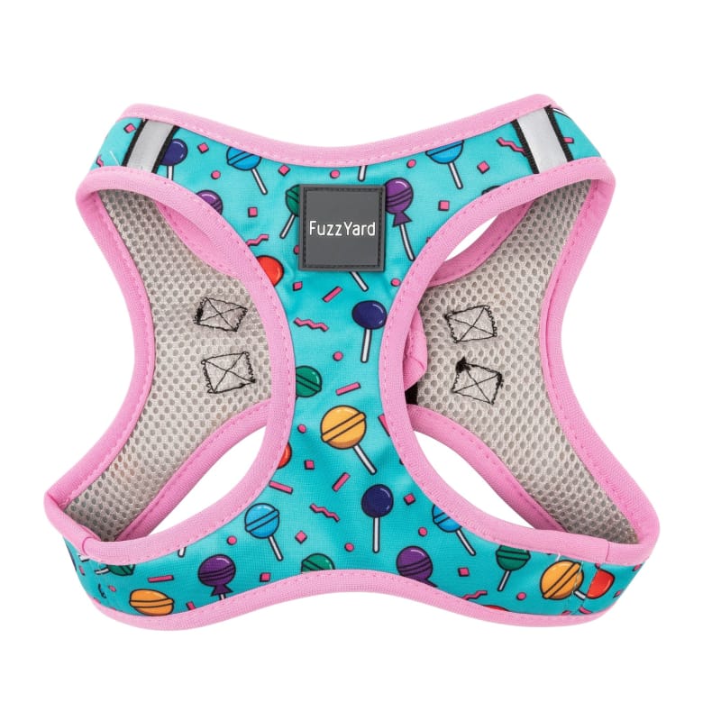 Fuzzyard Hey Suckers Dog Step-in Harness - Adjustable Pet Vest with 5 Size Options for Small to Large Dogs | Perfect for Walking, Training & Outdoor Adventures