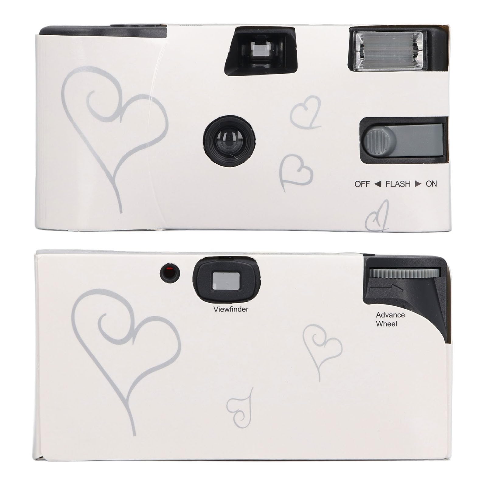 Disposable Camera with Flash - 27 Exposures 35mm Color Film, Retro Single Use Film Camera for Wedding, Anniversary, Birthday Parties - Perfect for Travel, Events & Special Moments