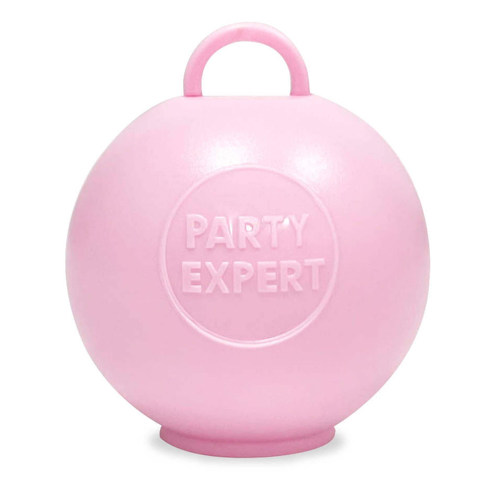 1 Count Baby Pink Bubble Balloon Weight - Decorative Party Balloon Holder for Birthday, Wedding, Baby Shower & Special Events