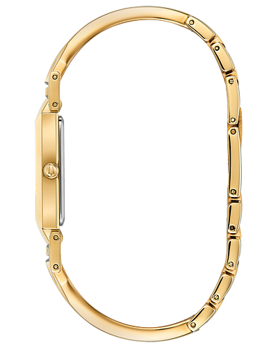 Bulova 97P141 Classic Gold-Tone Stainless Steel Women's Watch - Elegant Timepiece for Business, Parties & Everyday Wear