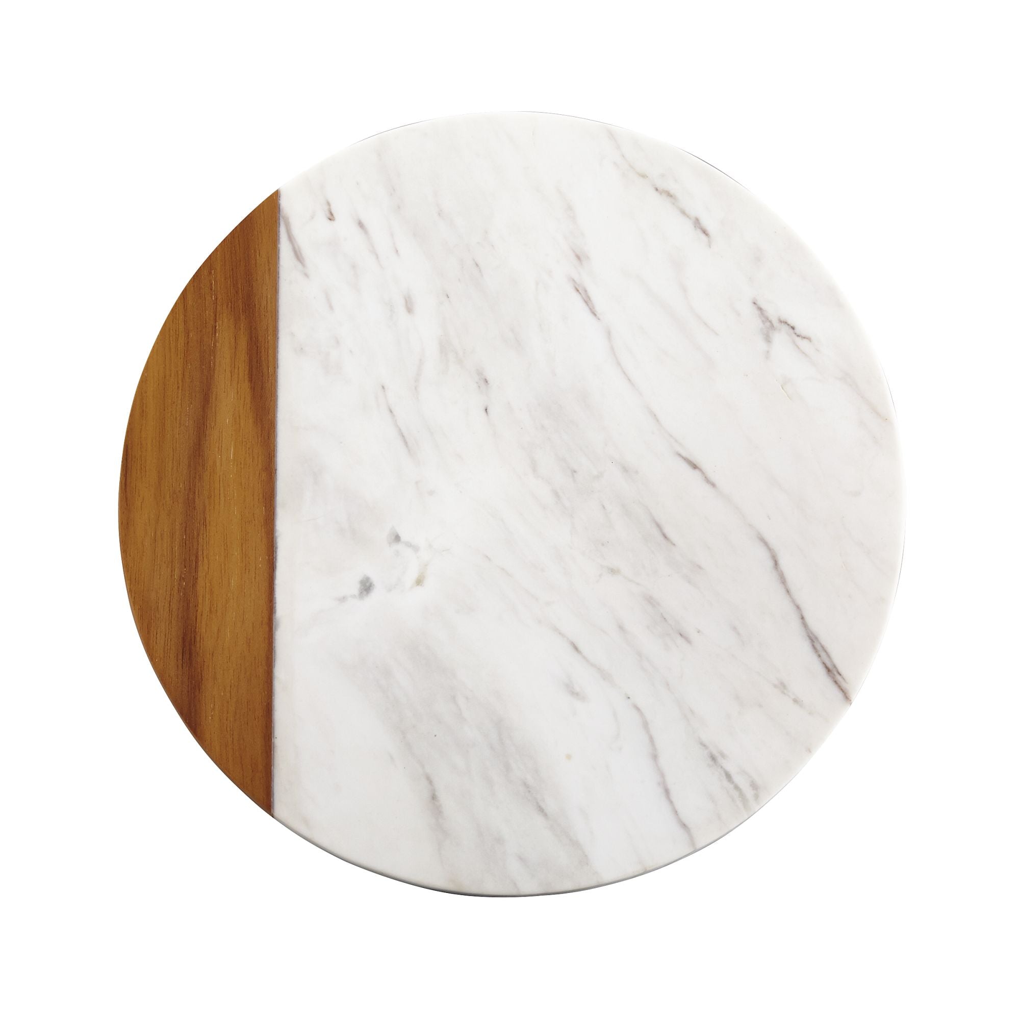 10 Inch Round Wooden Serving Board - Perfect for Charcuterie, Cheese, and Appetizers - Ideal for Entertaining, Parties, and Home Dining