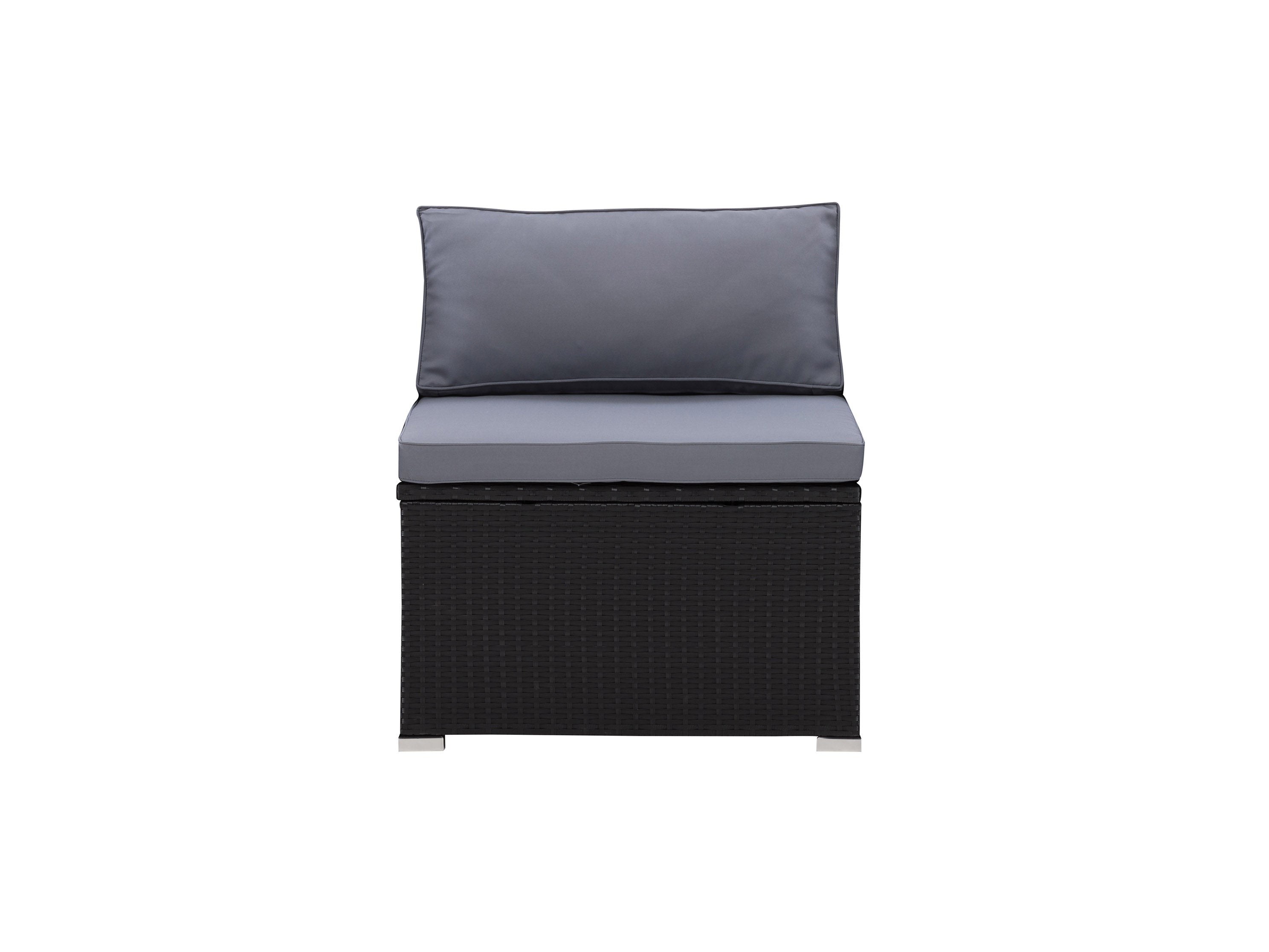 Premium Wicker Patio Chair - Outdoor Rattan Lounge Chair with Cushion, Weather-Resistant & Comfortable - Perfect for Garden, Poolside, Deck, and Backyard Relaxation