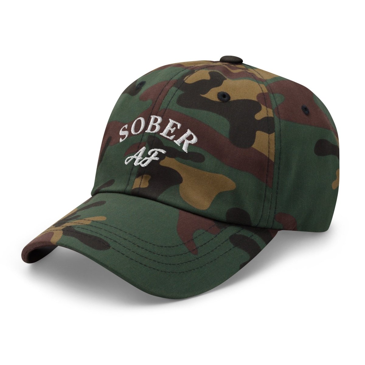 Sober AF Dad Hat - Bold & Inspirational Sobriety Gift for Men & Women - Perfect for AA Meetings, Recovery Celebrations & Sober Life