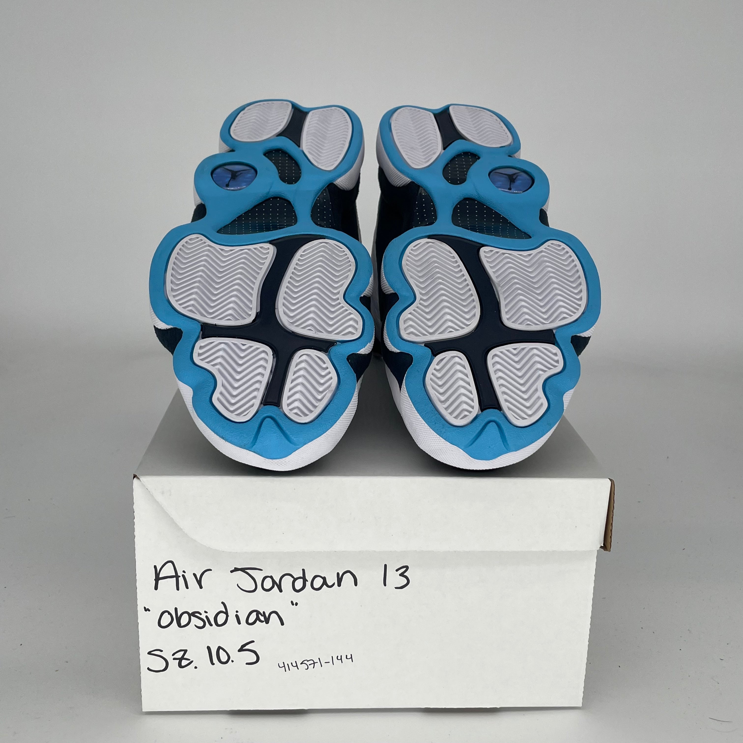 AIR JORDAN 13 OBSIDIAN Men's Basketball Shoes Size 10.5 - 414571-144 | Retro Sneakers for Running, Training & Streetwear Fashion