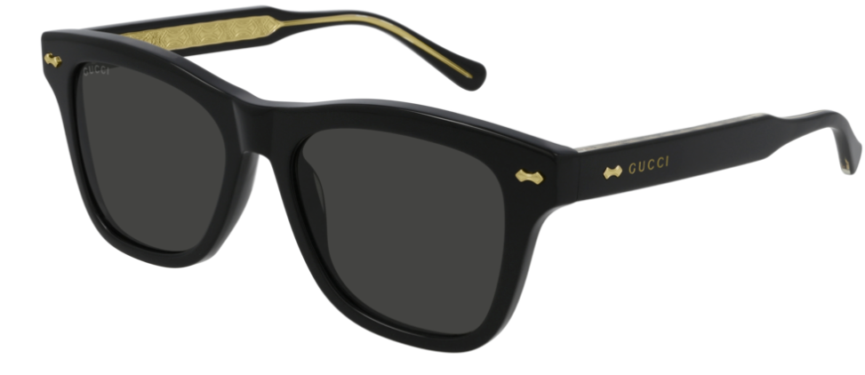 Gucci GG 0910S 001 Black/Gray Polarized Sunglasses for Men - Luxury Designer Shades with UV Protection - Perfect for Driving, Travel & Outdoor Activities