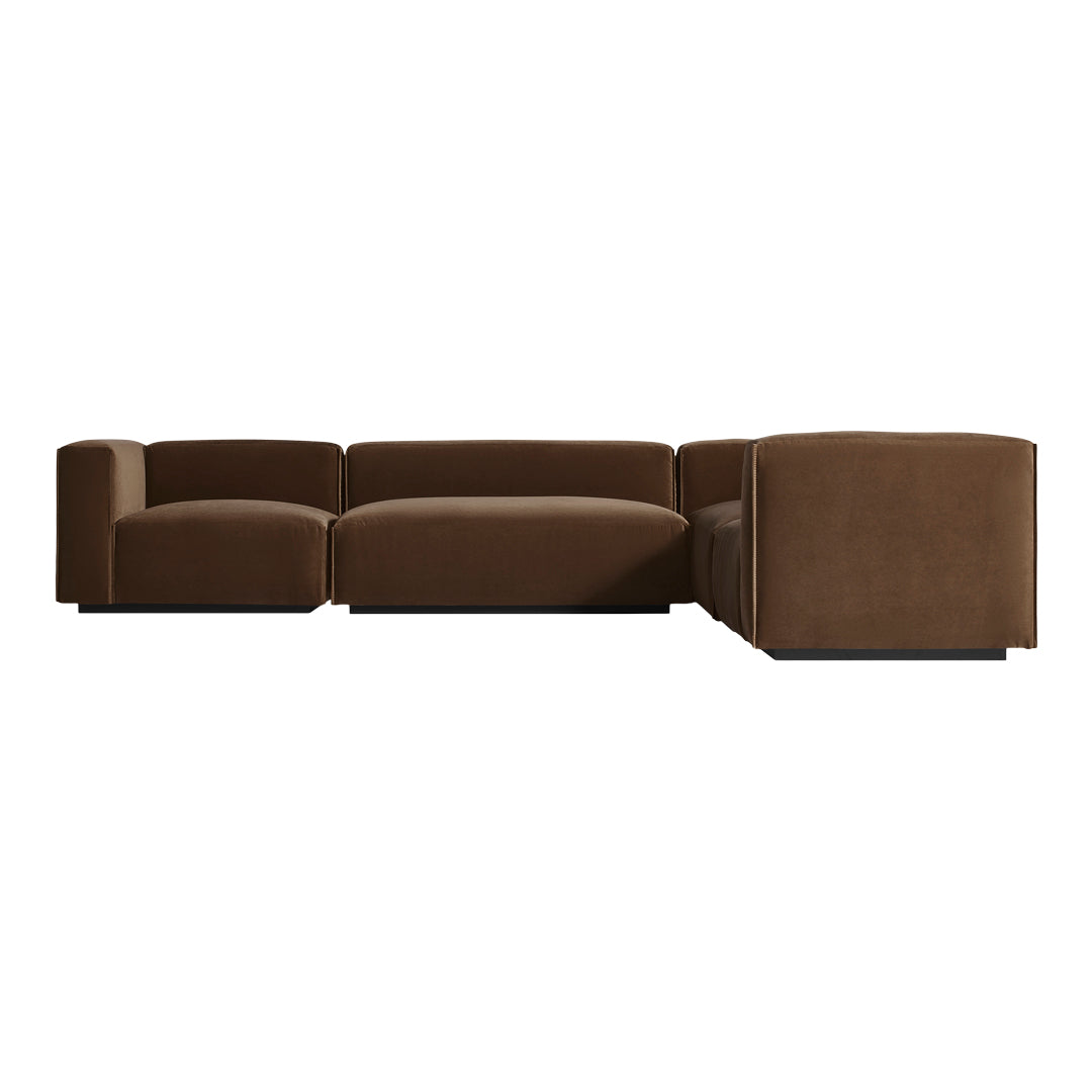 Cleon Large Sectional Sofa - Modern L-Shaped Couch for Living Room | Spacious Comfortable Fabric Sofa Set | Perfect for Family Gatherings & Movie Nights