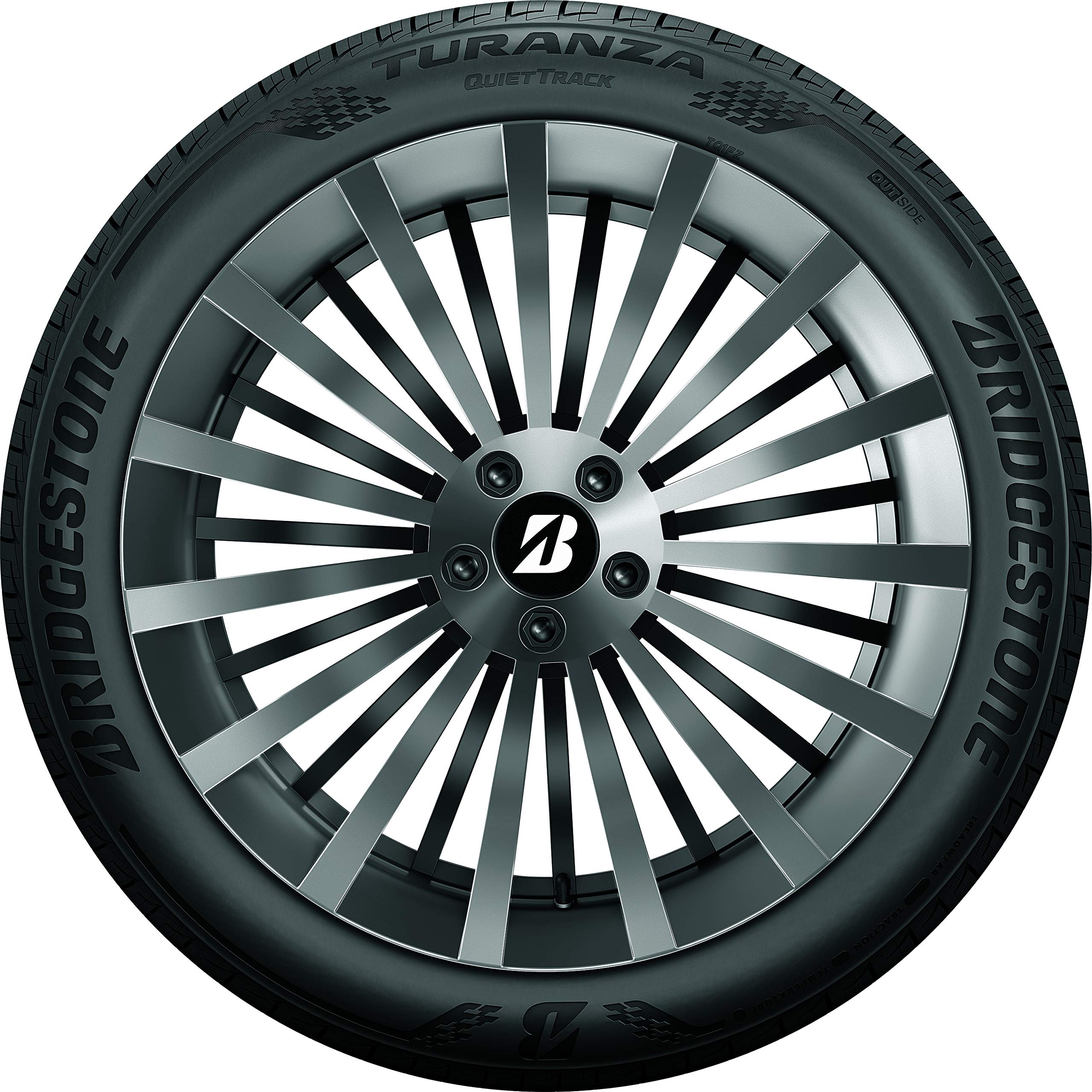 Bridgestone Turanza QuietTrack All-Season Touring Tire 245/40R19 94 V - Premium Performance for Sedans & Luxury Cars - Smooth & Quiet Ride for Highway Commuting & Long Road Trips