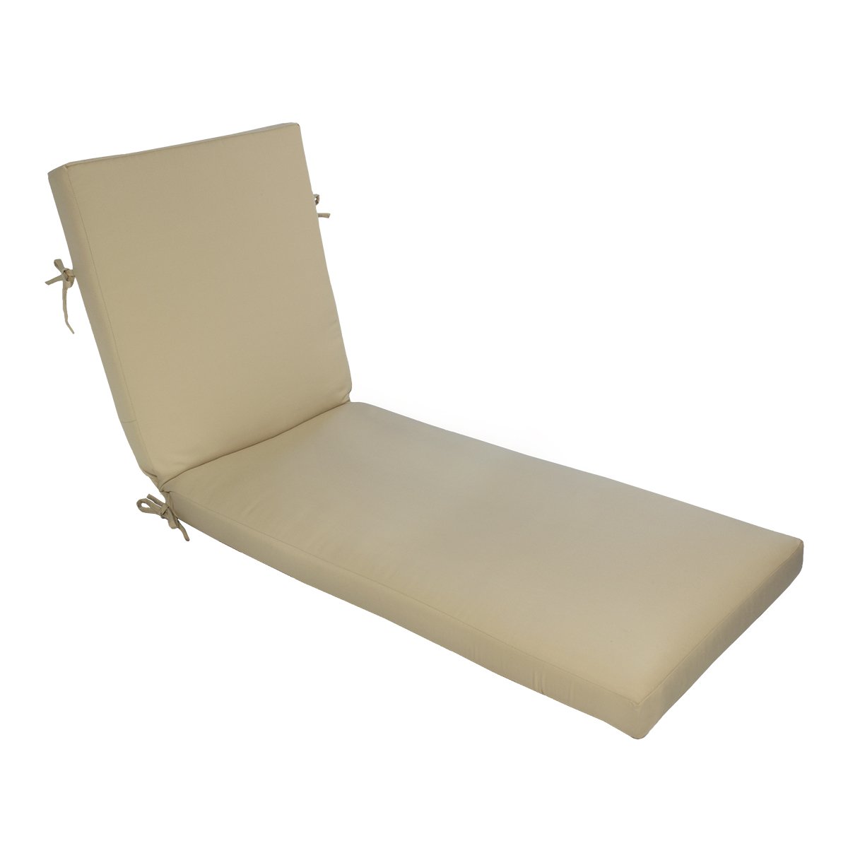 Premium Sunbrella Outdoor Chaise Cushion - Waterproof & UV Resistant Lounge Cushion for Patio, Poolside & Deck - Comfort Classics Boxed Cushion for Outdoor Furniture