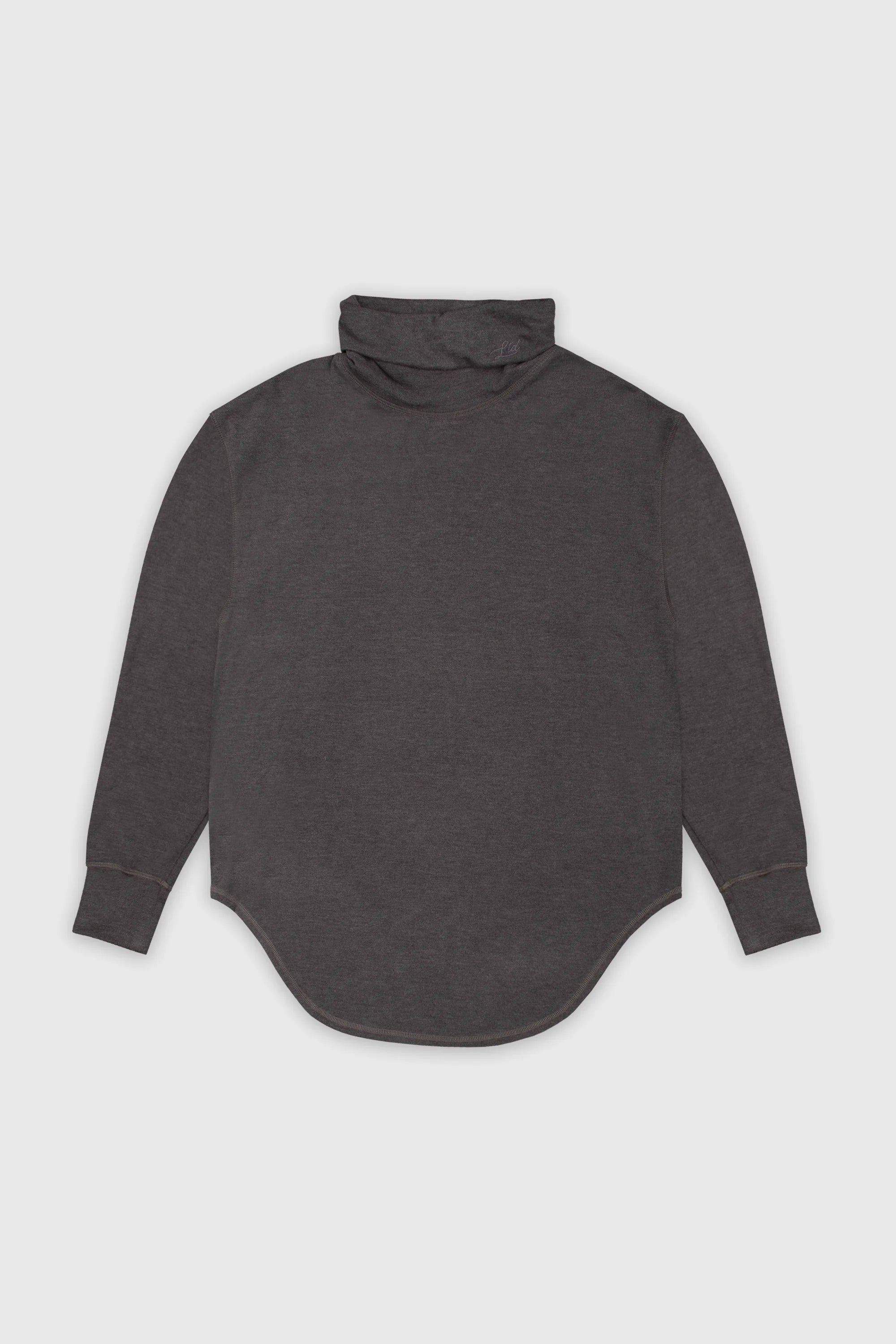 Cozy Charcoal Turtleneck Sweater for Women - Warm Winter Knit Pullover for Casual Outfits & Layering