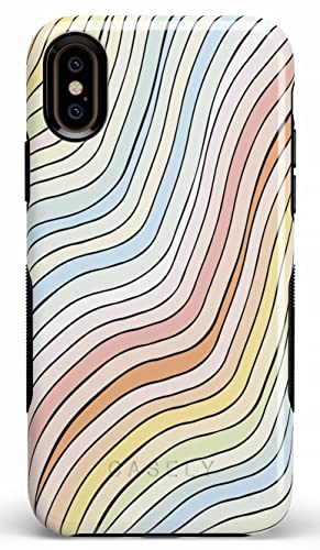 06 Ride The Wave | Pastel Rainbow Lined
