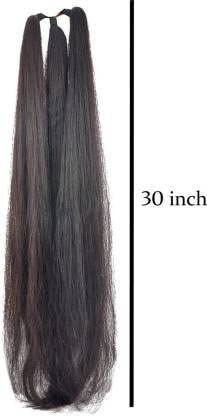 Pema Synthetic Hair Extensions & Wigs - Stylish Parandi Choti for Women & Girls (Brown, 2-Pack) | Perfect for Weddings, Parties & Daily Styling