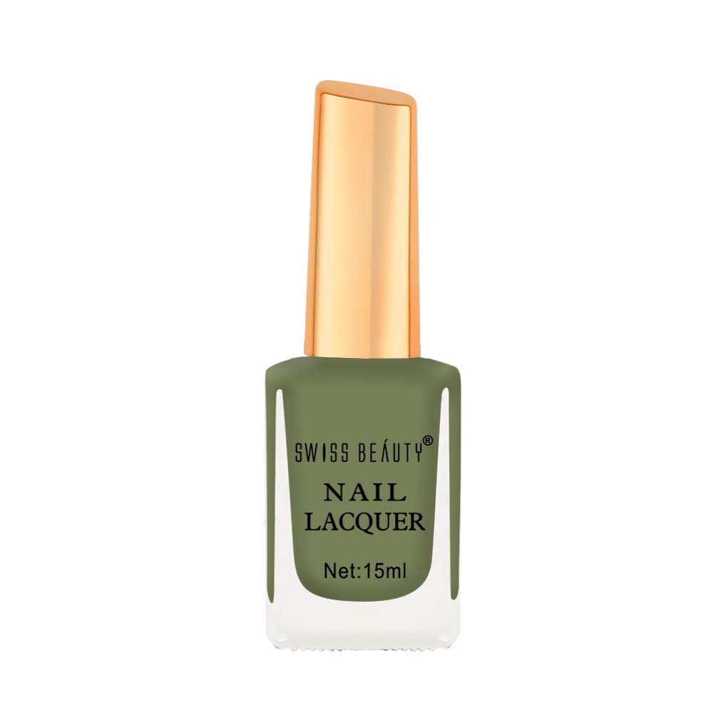 SWISS BEAUTY Glossy Finish Nail Polish - Long Lasting, High Shine Nail Lacquer (Shade 44, 15ml) - Perfect for Manicures, Pedicures & Nail Art Designs