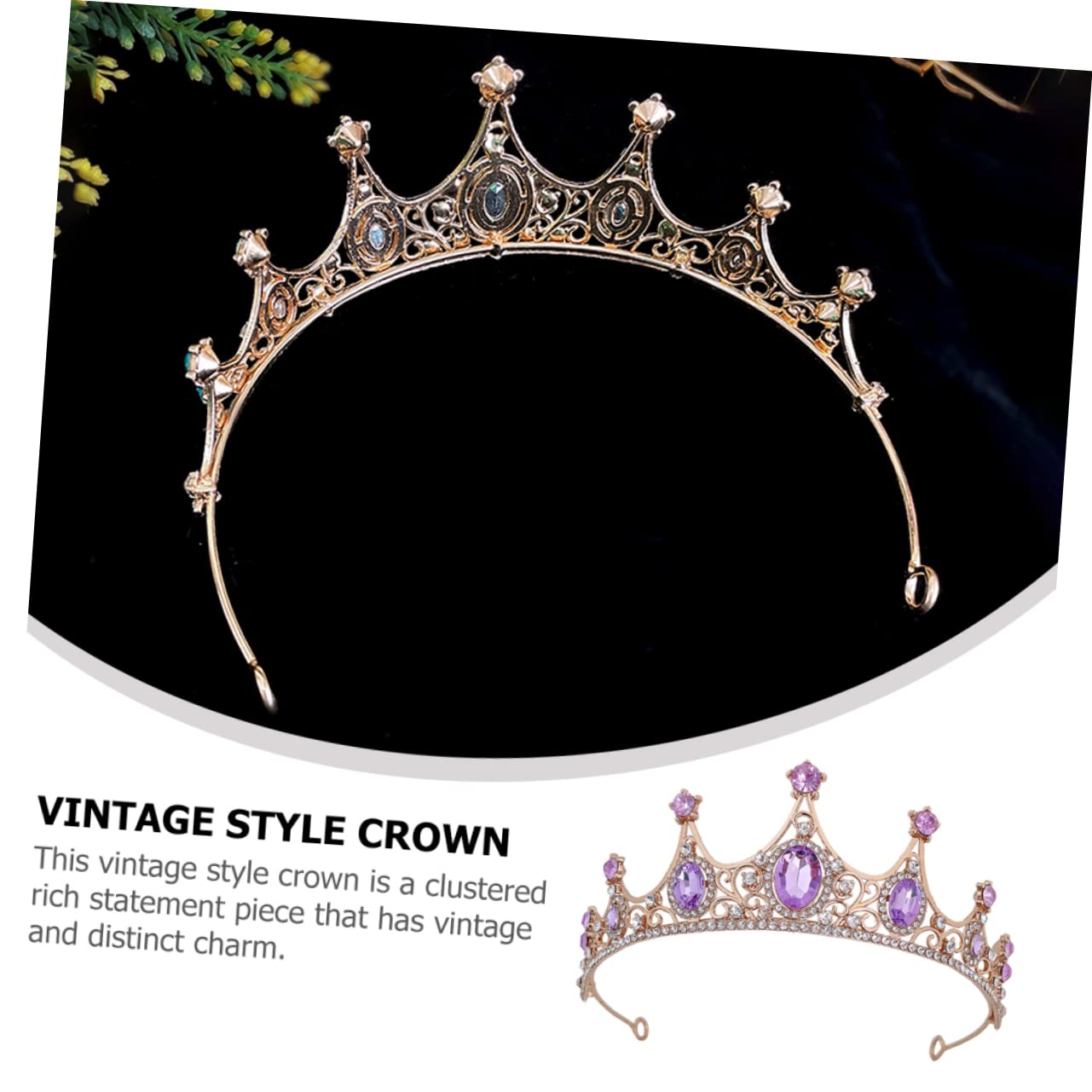 WOONEKY Bridal Tiara Crown - Elegant Wedding Headpiece for Brides & Girls, Kids Hair Accessories for Bridal Party, Flower Girl & Special Occasions | Perfect for Weddings, Prom, Pageants & Formal Events