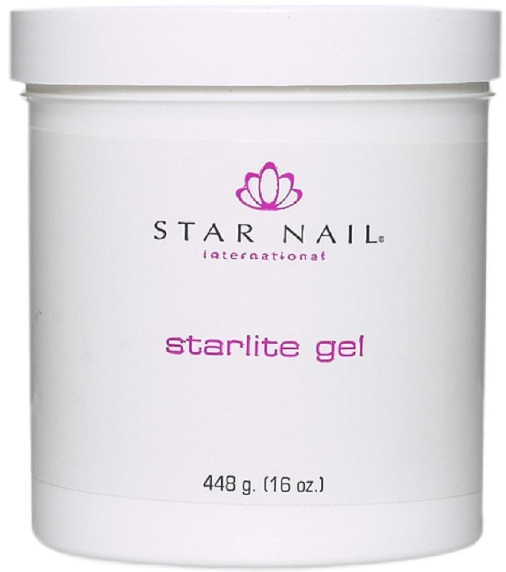 StarLite UV Sculpting Gel 16 oz - Professional Clear Nail Extension Builder for Salon & DIY - Long-Lasting, High Gloss Finish - Perfect for Nail Art, Acrylic Extensions & Gel Manicures