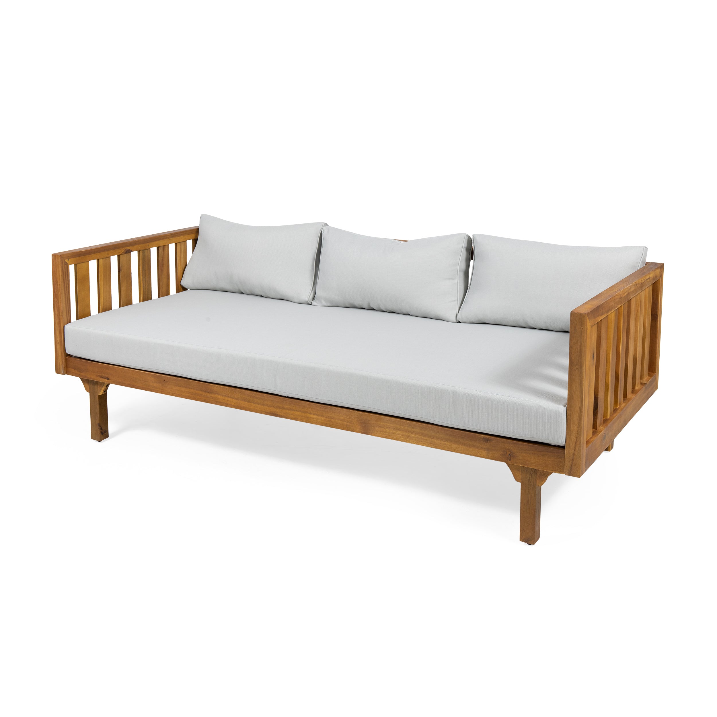 CLAREMONT 3-Seater Daybed - Modern Sofa Bed for Living Room, Guest Room & Patio - Comfortable Convertible Lounge Furniture for Small Spaces