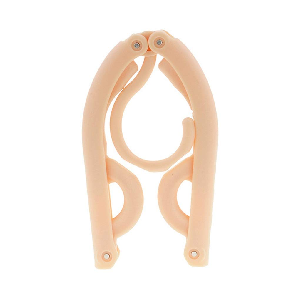Foldable Travel Hangers - Portable Non-Slip Clothes Hanger for Outdoor Camping, Hotels & Dorm Rooms - Space Saving Closet Organizer for Shirts, Pants, Towels & Socks (Multi-Color Options)