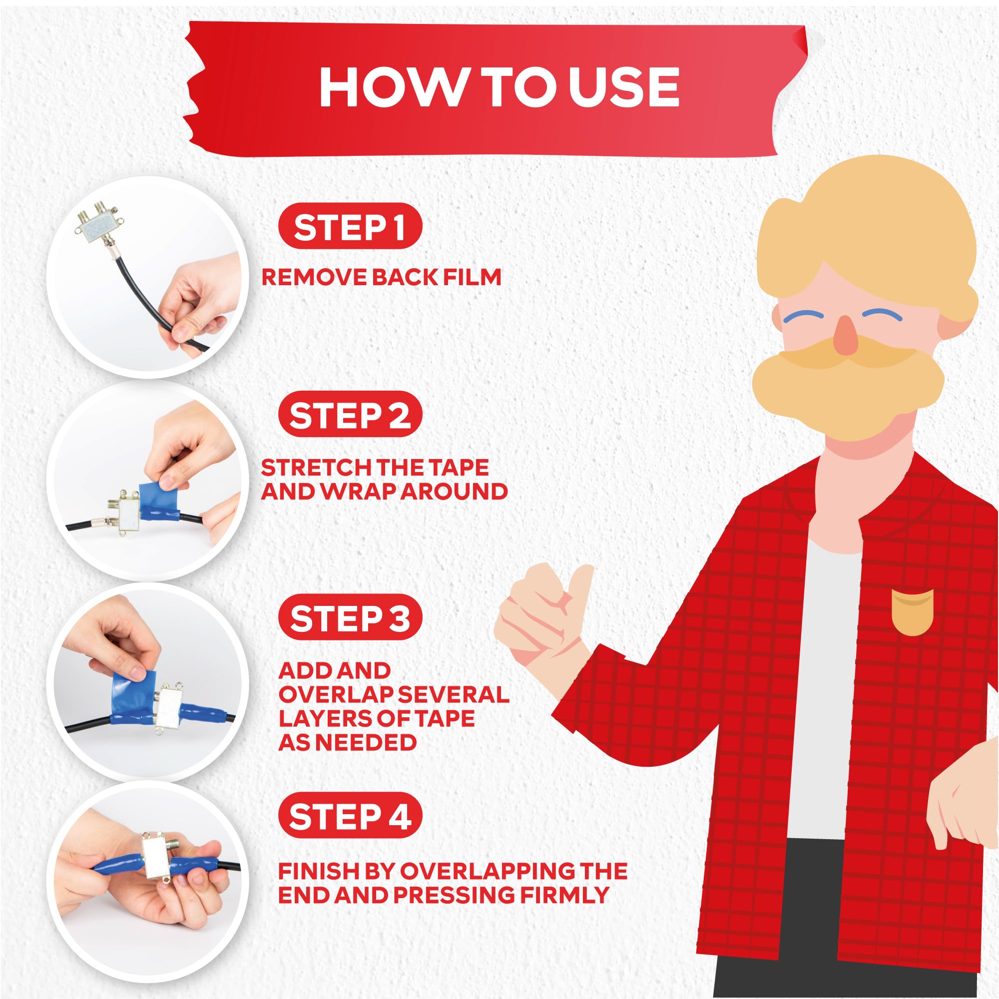 XFasten Self-Fusing Silicone Tape Pro - 1.5