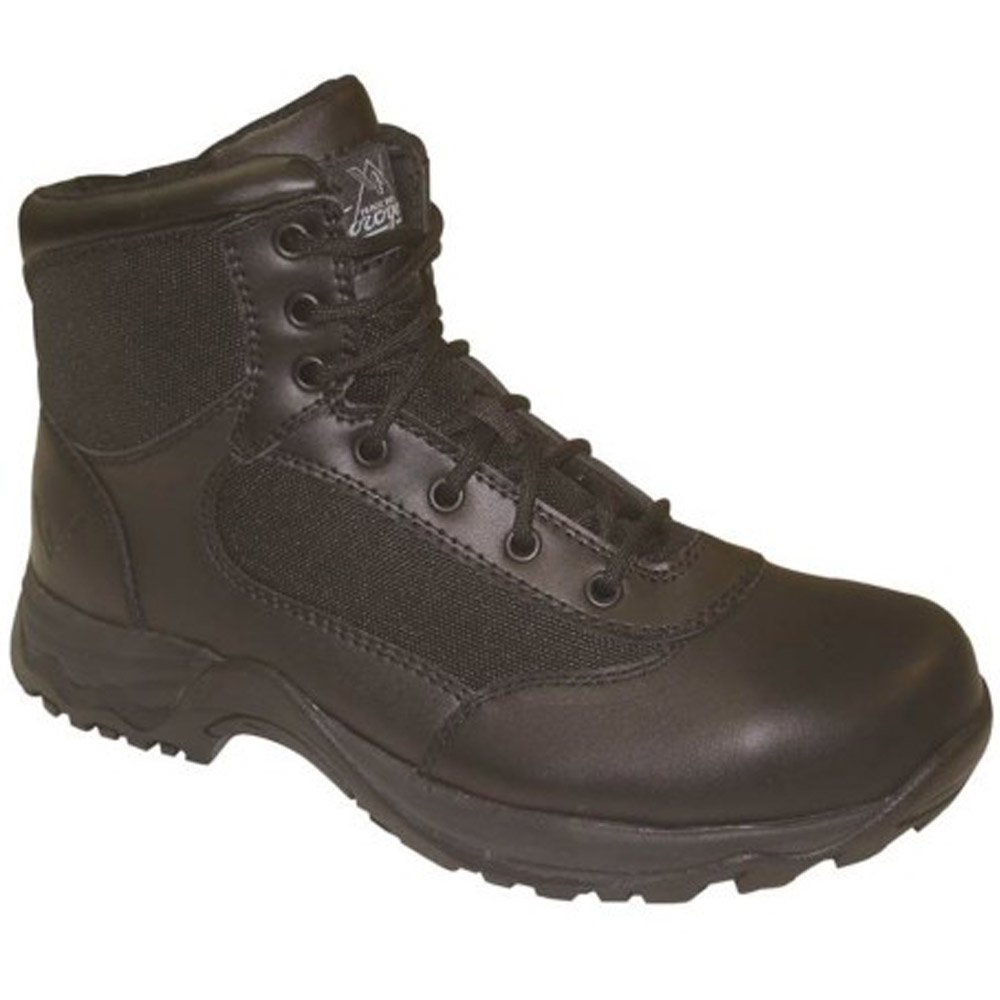Thorogood Men's 6-Inch Academy Lace Black Hiking Boots - Waterproof Work Boots for Outdoor, Construction & Hiking - Size 12 Medium (12M) - Durable Safety Shoes for Work & Adventure