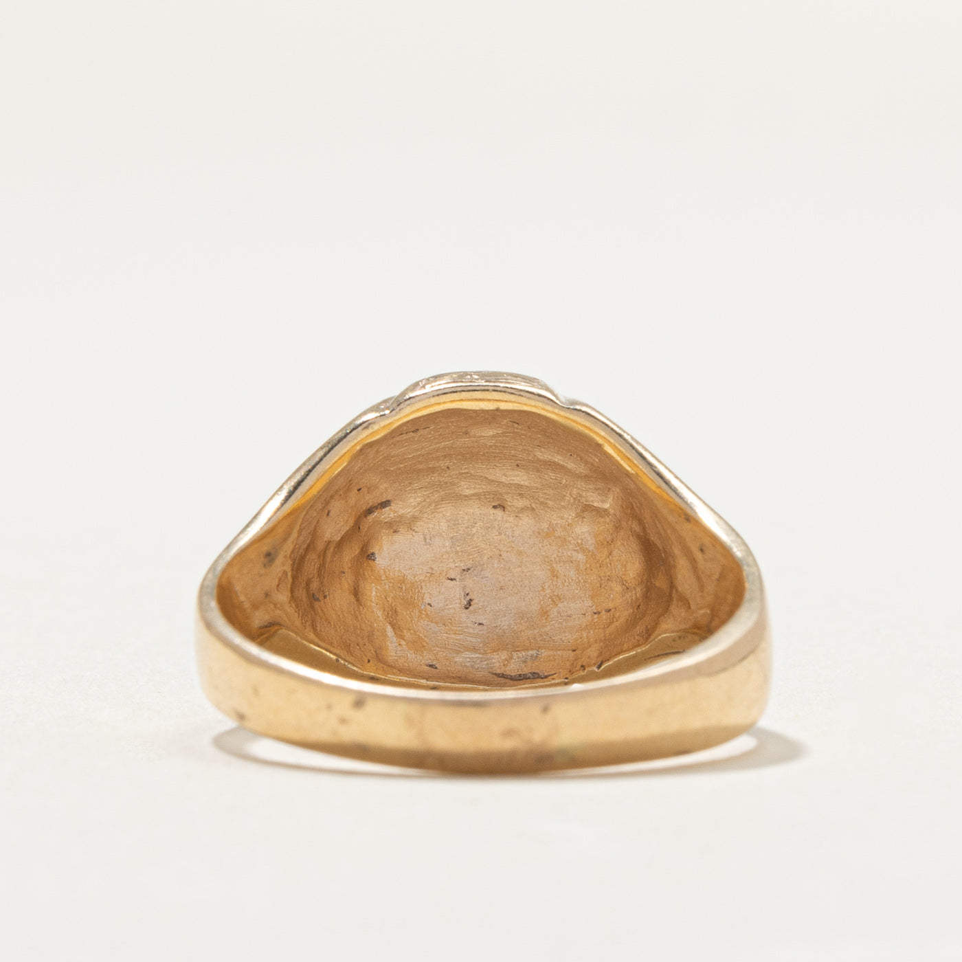 10K Yellow Gold DG Initial Signet Ring for Men & Women - Size 9.25 - Personalized Monogram Jewelry Gift for Birthday, Anniversary & Graduation - Perfect for Formal Events & Everyday Wear