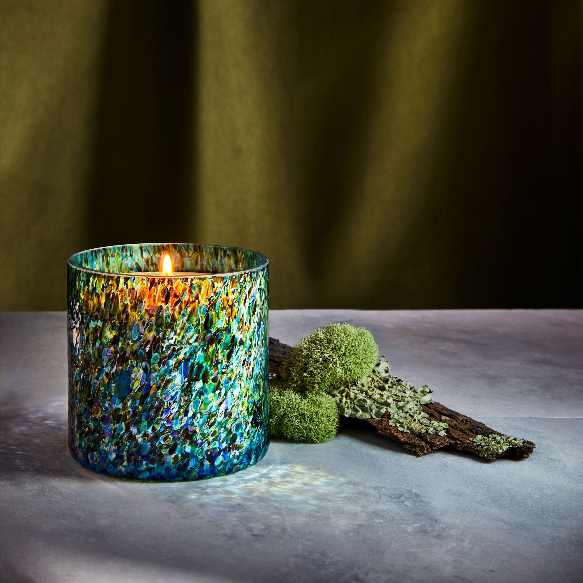 Absolute Forest Oakmoss Scented Candle - Natural Aromatherapy Soy Wax Candle for Home, Relaxation & Meditation - Perfect for Bedroom, Bathroom & Office